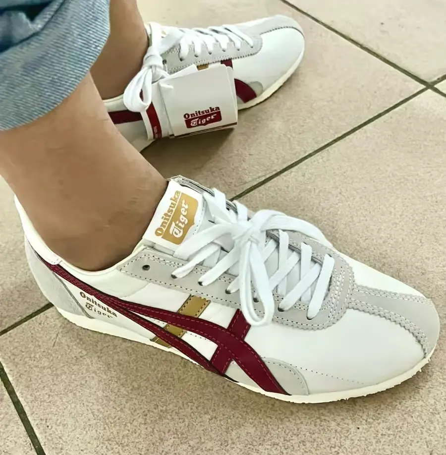 Alternative view of Giày Onitsuka Tiger Runspark 'White Red' TH201L-0123