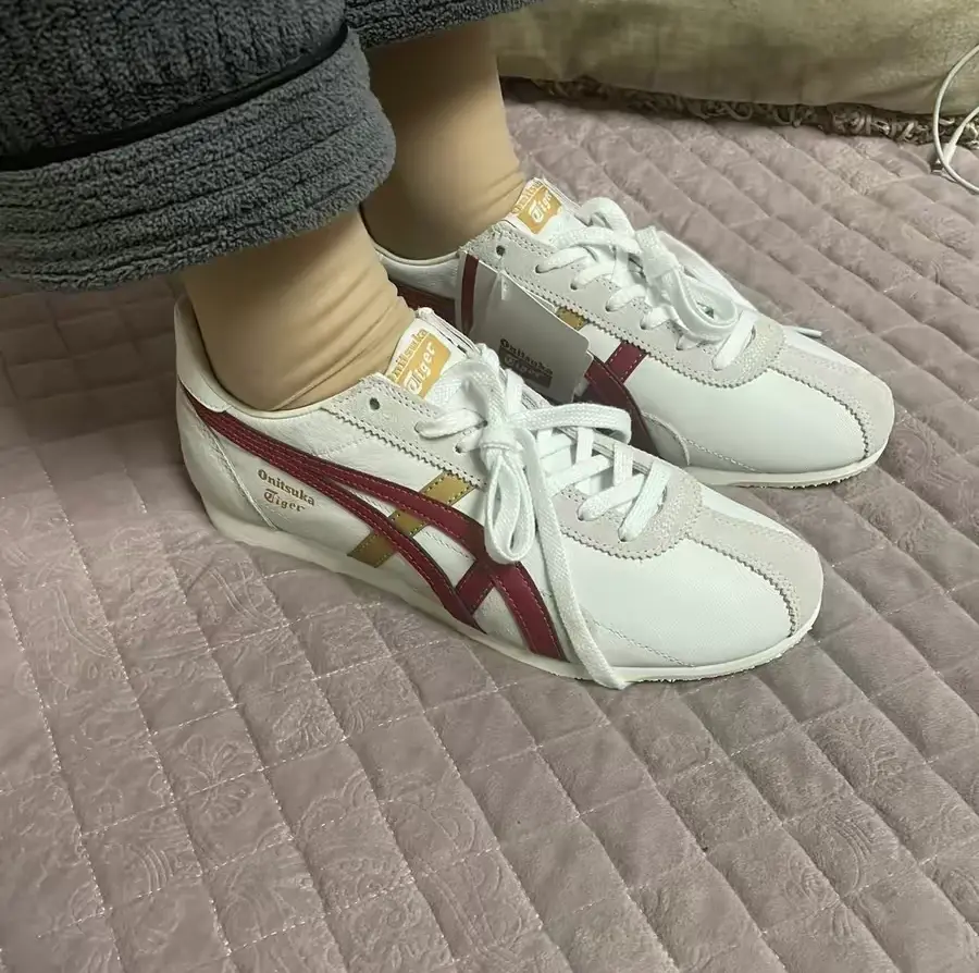 Giày Onitsuka Tiger Runspark 'White Red' TH201L-0123 - Ảnh 4