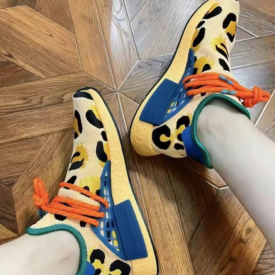 Giày Adidas NMD Human Race x Pharrell 'Animal Pulse Amber' HP3221 - Ảnh 3