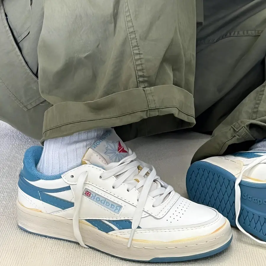 Giày Reebok Club C 85 Vintage 'Chalk Alabaster' GY9654 - Ảnh 3