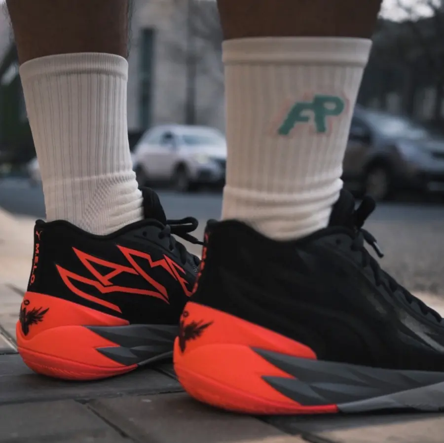 Giày Puma LaMelo Ball MB.02 'Black Sunset Glow' 378287-01 - Ảnh 4