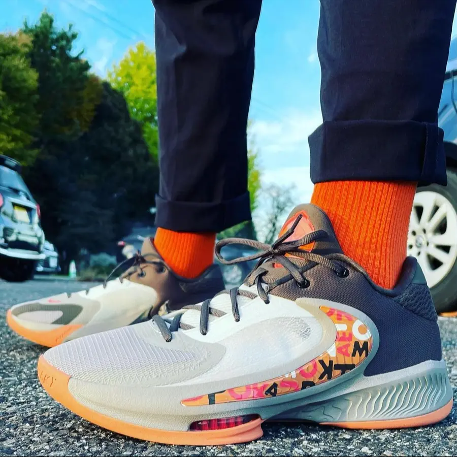 Giày Nike Zoom Freak 4 EP 'Letter Bro' DJ6148-003 - Ảnh 2