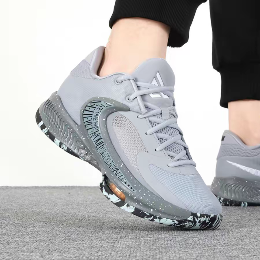 Giày Nike Zoom Freak 4 GS 'Etched in Stone' DQ0553-004 - Ảnh 4