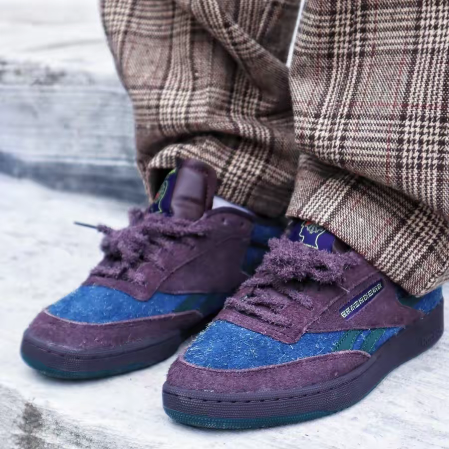 Giày Reebok Club x Brain Dead C Revenge 'Brown' GX9593 - Ảnh 2