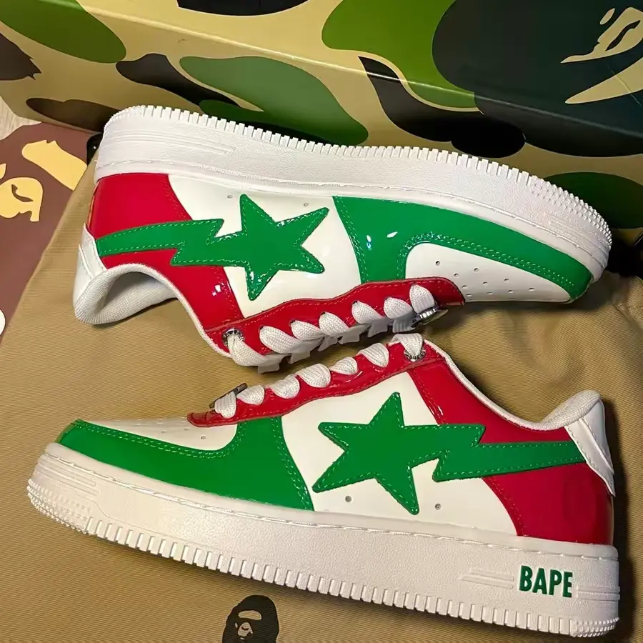 Giày Bape A Bathing Ape Sta 'Italy' 1I80-291-004 - Ảnh 3