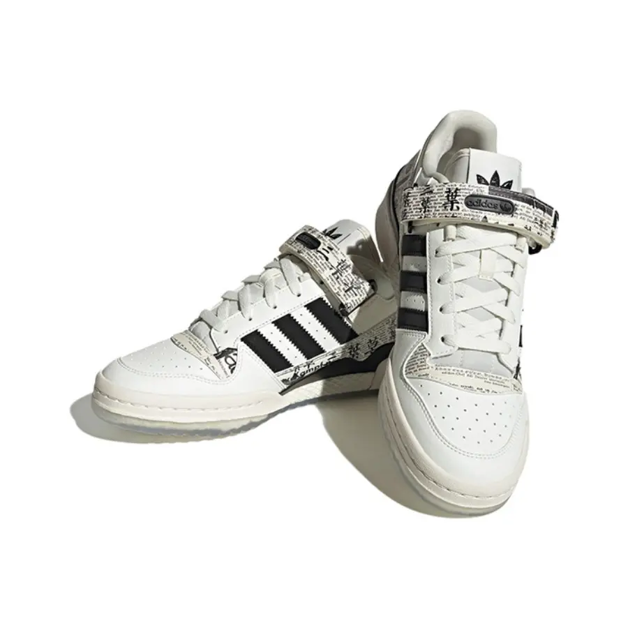 Alternative view of Giày Adidas Forum Low 'Black White' IG2998