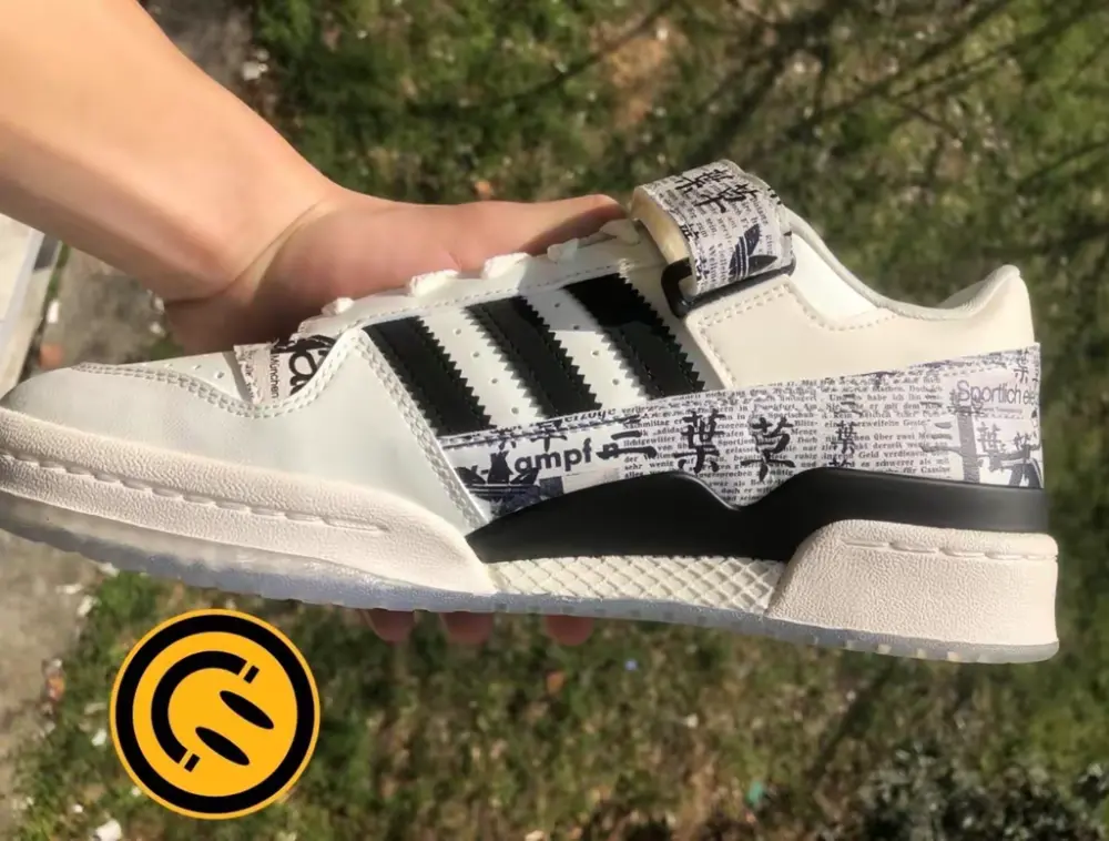 Giày Adidas Forum Low 'Black White' IG2998 - Ảnh 5