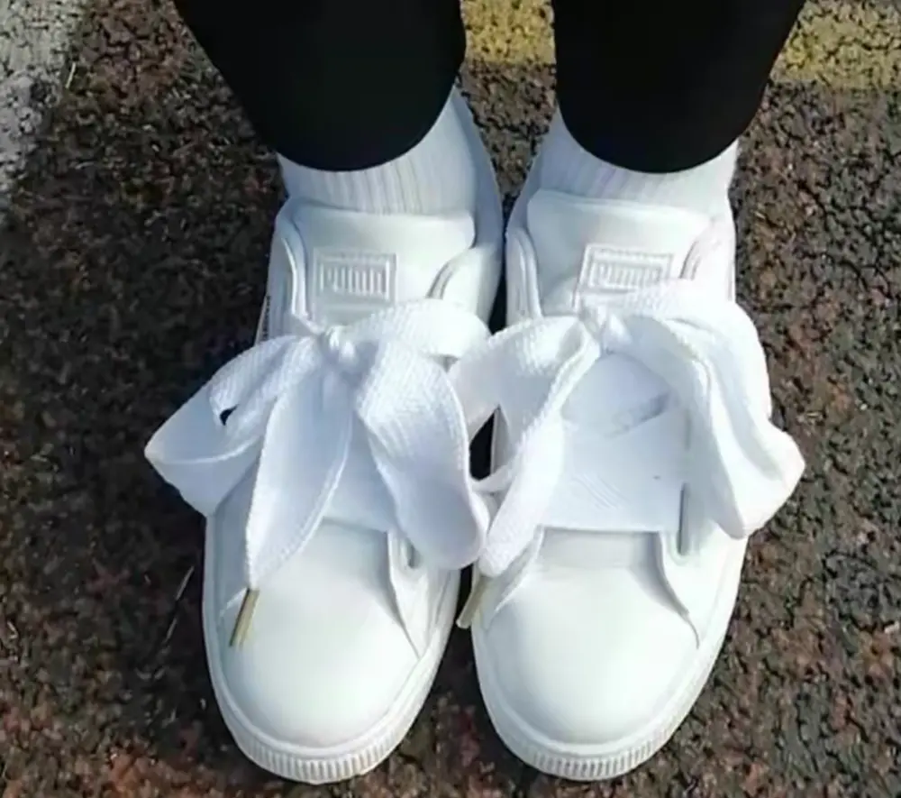 Alternative view of Giày Puma Wmns Basket Heart 'Patent Jr' 364817-02