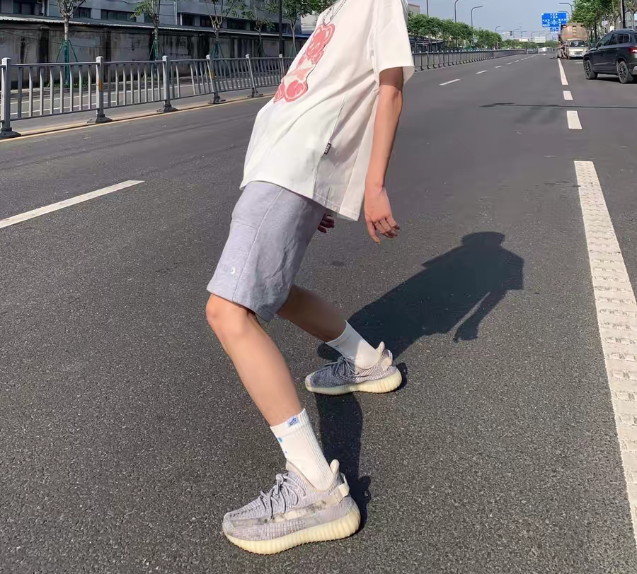 Giày Adidas Yeezy Boost 350 V2 'Static' (Non-Reflective) EF2905 - Ảnh 3