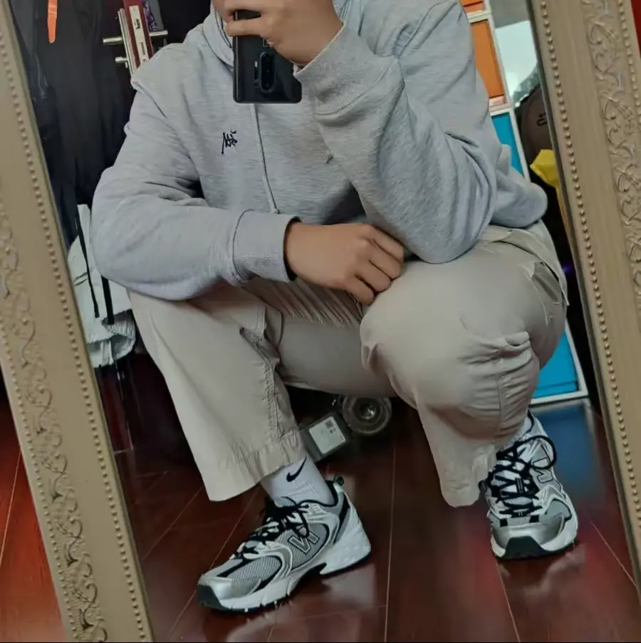 Alternative view of Giày New Balance 530 'White Navy' MR530USX