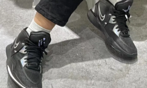 Alternative view of Giày Nike Kyrie Infinity GS 'Black Metallic Silver' DD0334-005