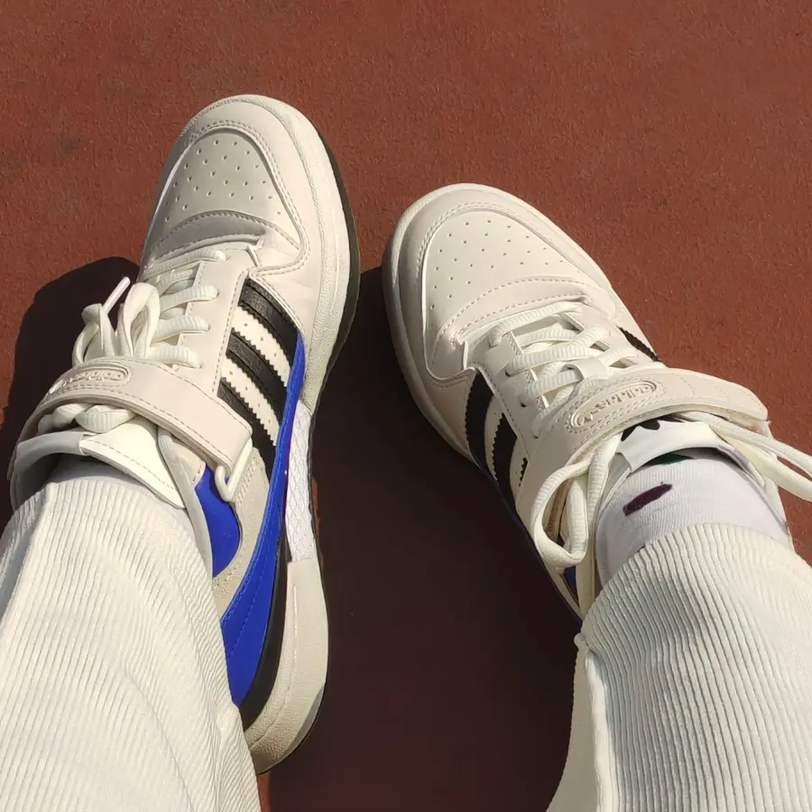 Giày Adidas Forum Low 'Wonder White Lucid Blue' HQ4426 - Ảnh 3