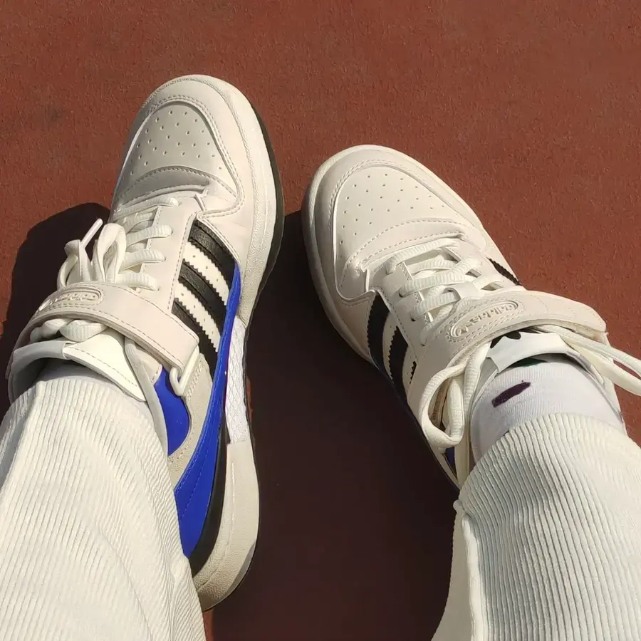 Giày Adidas Forum Low 'Wonder White Lucid Blue' HQ4426 - Ảnh 3
