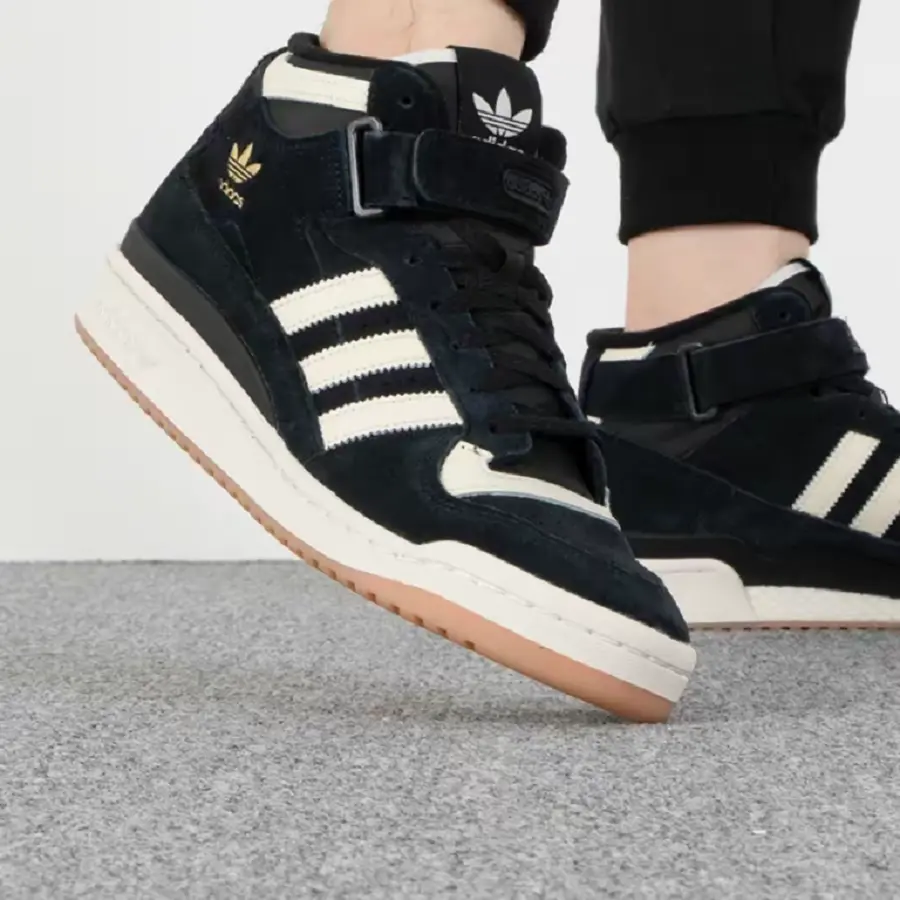 Giày Adidas Forum Mid ‘Black Cream Gum’ FZ6252 - Ảnh 4