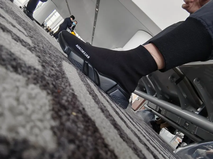 Giày Balenciaga Speed 2.0 Sneaker 'Black' 617239 W2DB1 1013 - Ảnh 3