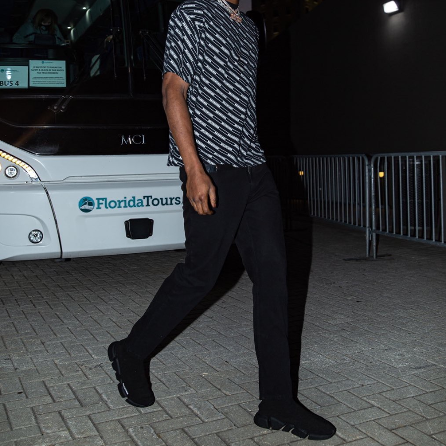 Giày Balenciaga Speed 2.0 Sneaker 'Black' 617239 W2DB1 1013 - Ảnh 6