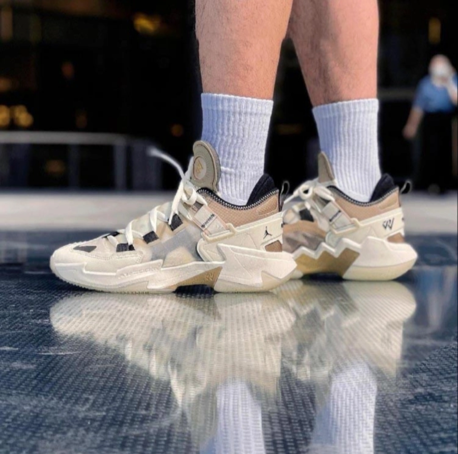 Giày Nike Jordan Why Not 5 Coconut Milk 'Khaki' DC3638-102 - Ảnh 6