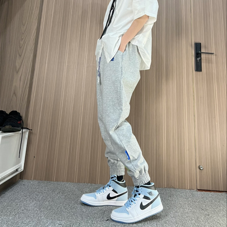 Giày Nike Air Jordan 1 Mid SE GS 'White Ice Blue' DV1337-104 - Ảnh 3