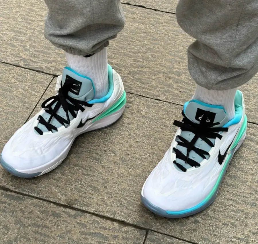 Giày Nike Air Zoom GT Cut 2 EP 'White Blue' FJ7063-103 - Ảnh 3
