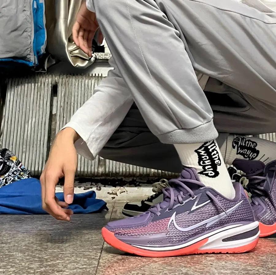 Giày Nike Air Zoom GT Cut EP 'Amethyst Smoke Bright Mango' CZ0176-501 - Ảnh 5
