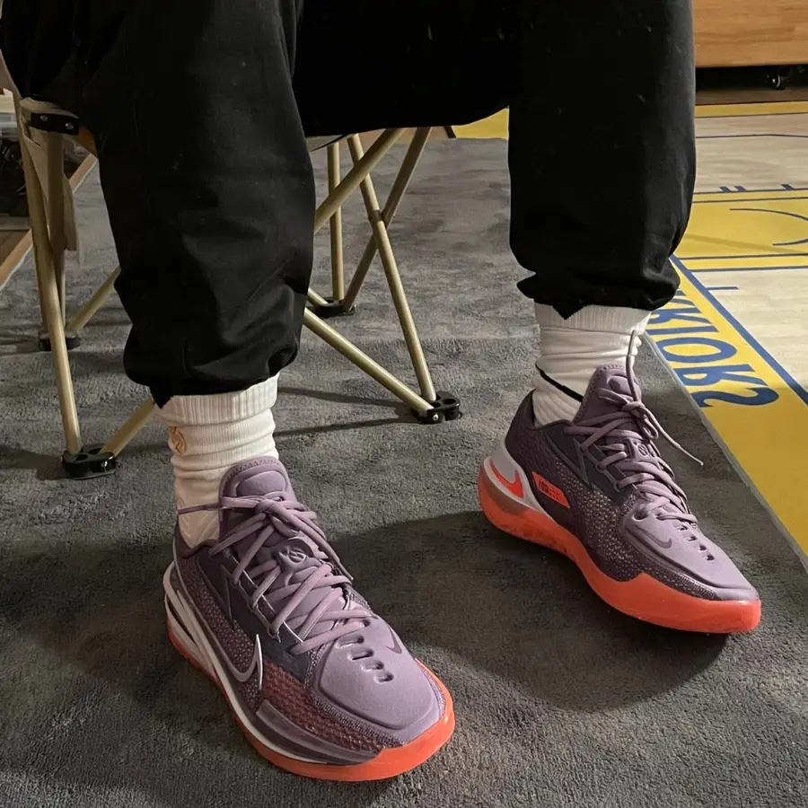 Giày Nike Air Zoom GT Cut EP 'Amethyst Smoke Bright Mango' CZ0176-501 - Ảnh 3