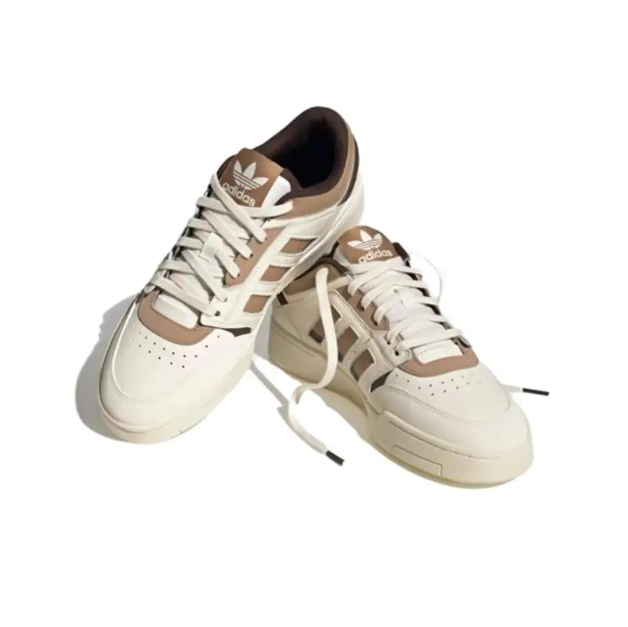 Giày Adidas Drop Step Low 'White Brown' H03684 - Ảnh 4