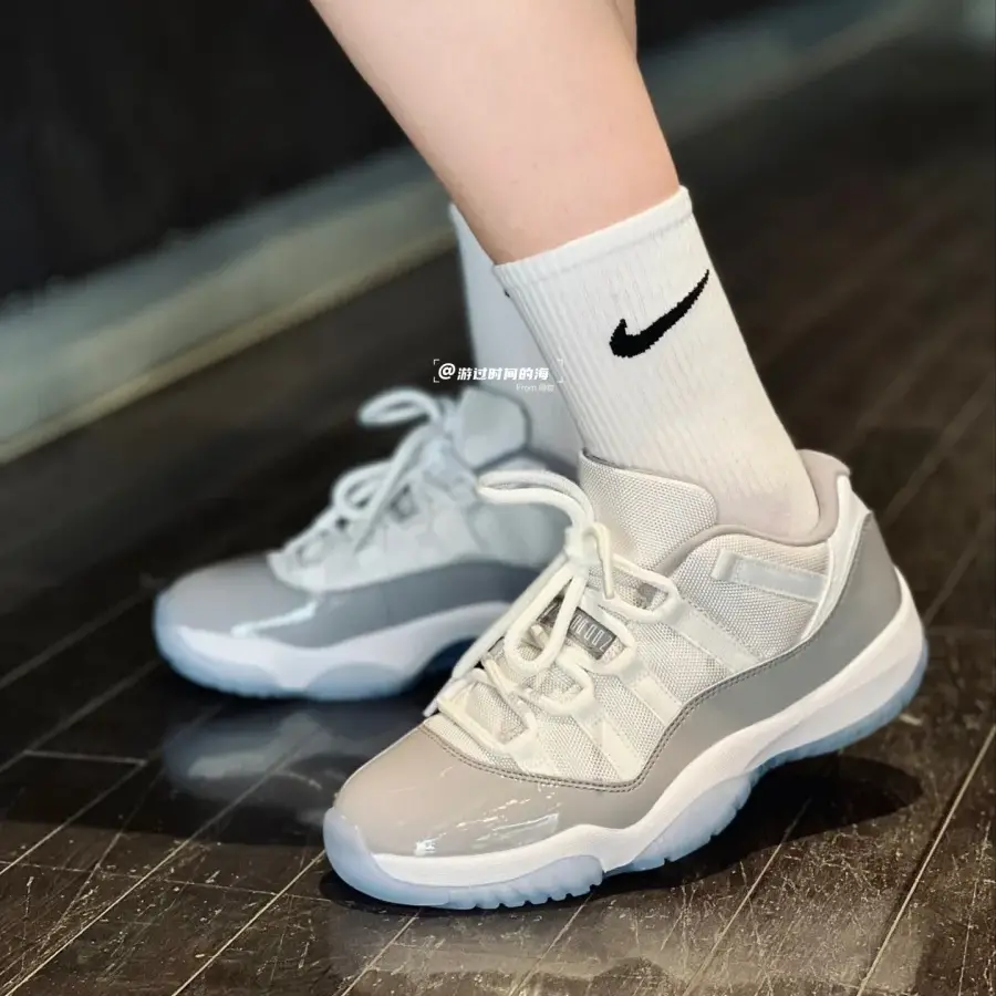 Giày Nike Air Jordan 11 Retro Low 'Cement Grey' AV2187-140 - Ảnh 5