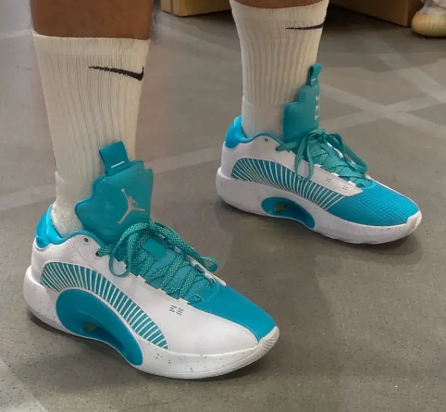Giày Nike Guo Ailun x Air Jordan 35 Low PF 'Jade' DJ2994-100 - Ảnh 5