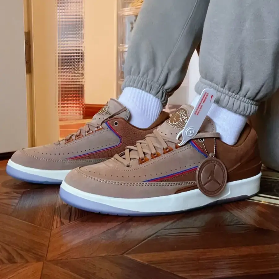 Giày Nike Two 18 x Air Jordan 2 Retro Low 'Rocky Tan' DV7129-222 - Ảnh 3
