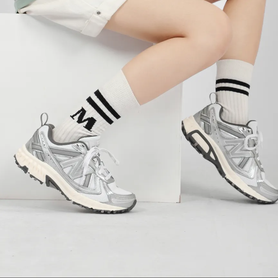 Giày New Balance 410v5 'White Silver' MT410KM5 - Ảnh 5