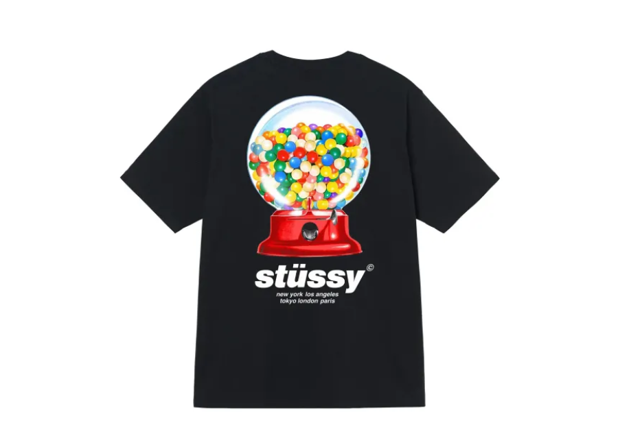 Áo Stussy Gumball T-Shirt 'Black' - Ảnh 2