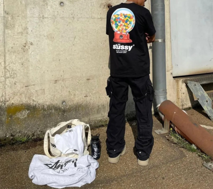 Áo Stussy Gumball T-Shirt 'Black' - Ảnh 4