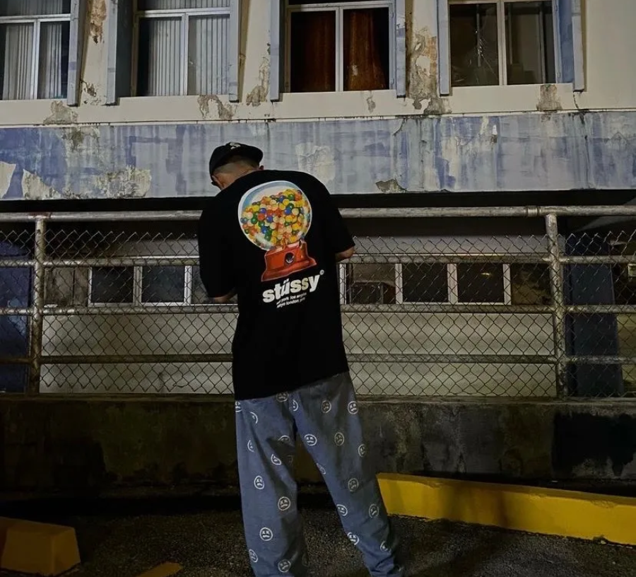 Áo Stussy Gumball T-Shirt 'Black' - Ảnh 3