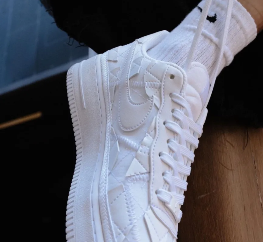 Giày Nike Billie Eilish x Air Force 1 Low 'Triple White' DZ3674-100 - Ảnh 4