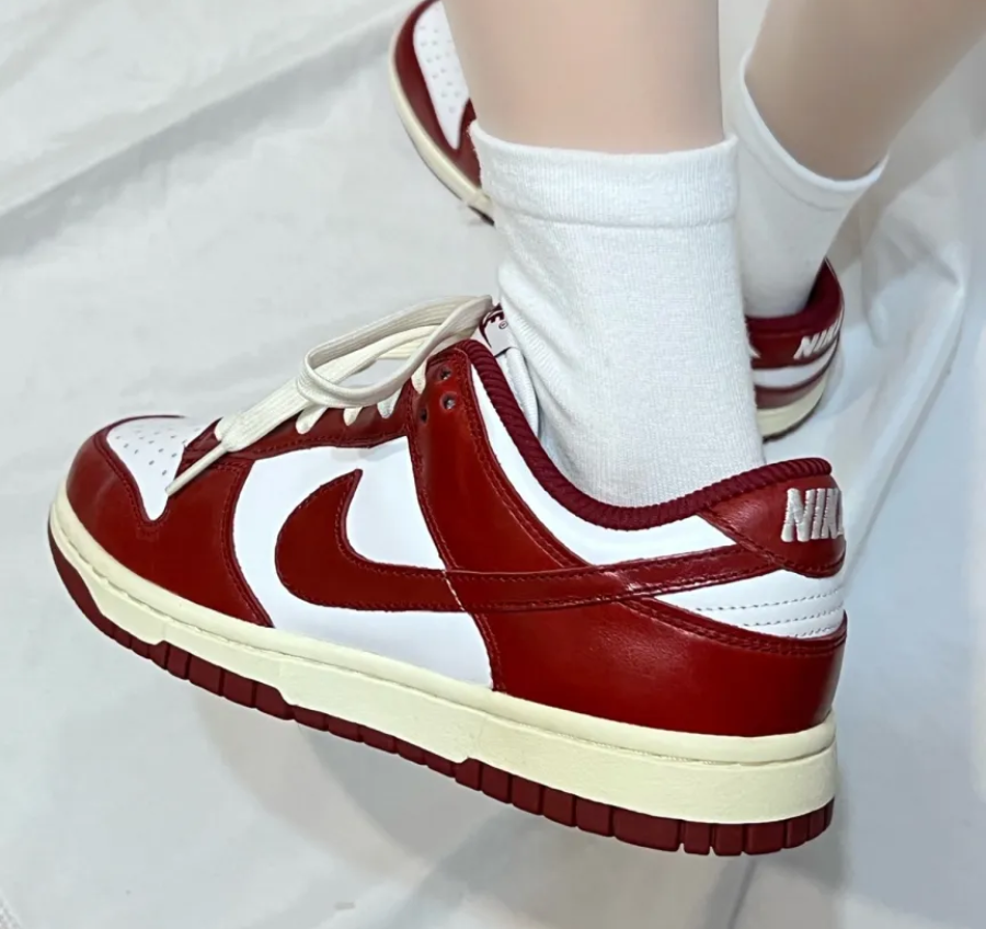 Giày Nike Dunk Low Premium 'Vintage Red' FJ4555-100 - Ảnh 5