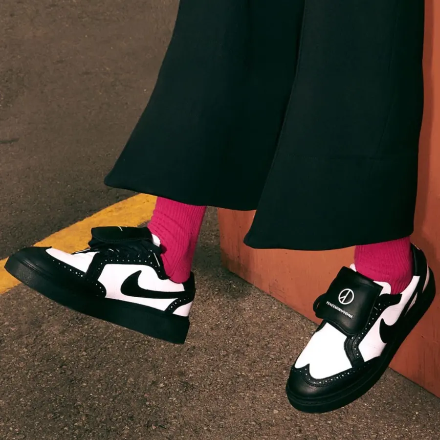 Giày Nike Kwondo 1 x G-Dragon Peaceminusone 'Panda' DH2482-101 - Ảnh 5