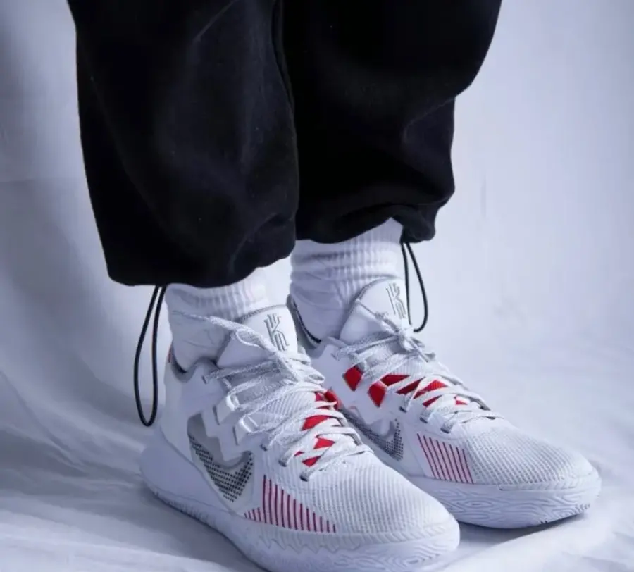 Giày Nike Kyrie Flytrap 5 'White University Red' CZ4100-100 - Ảnh 7
