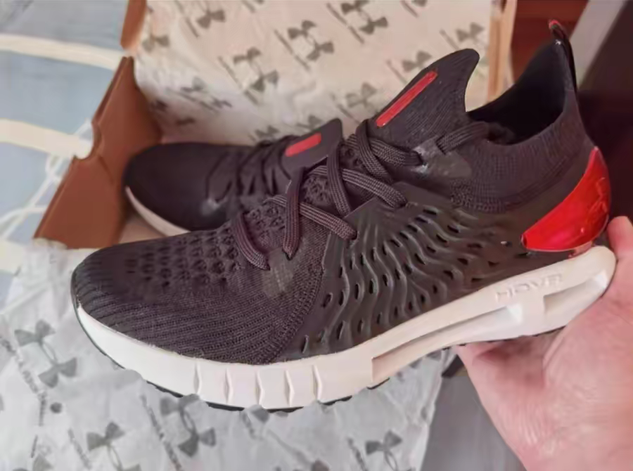 Giày Under Armour HOVR Phantom 'Black Red' 3025351-001 - Ảnh 4
