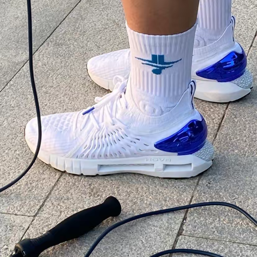 Giày Under Armour HOVR Phantom 'White Blue' 3025351-100 - Ảnh 4