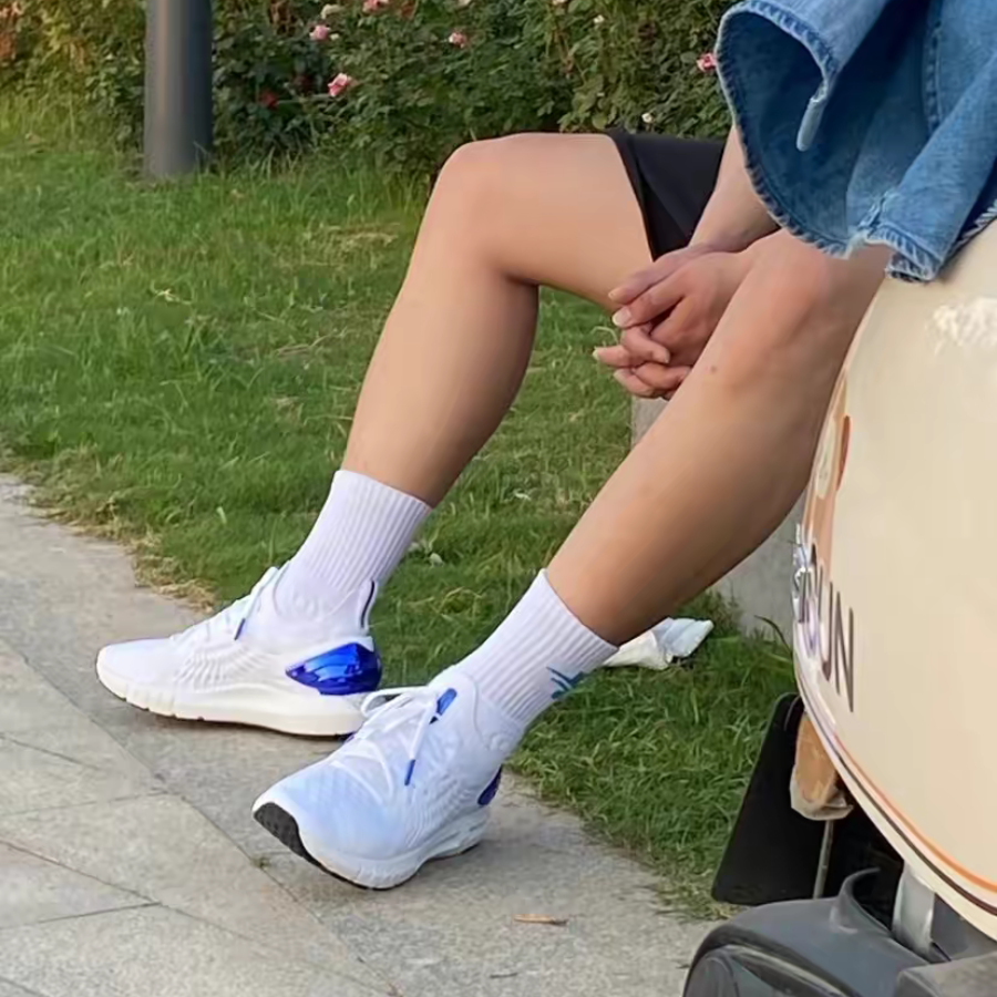 Giày Under Armour HOVR Phantom 'White Blue' 3025351-100 - Ảnh 5