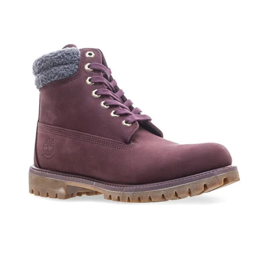 Giày Timberland Premium 6 Inch Waterproof 'Burgundy' Nubuck A1ZK8 - Ảnh 4