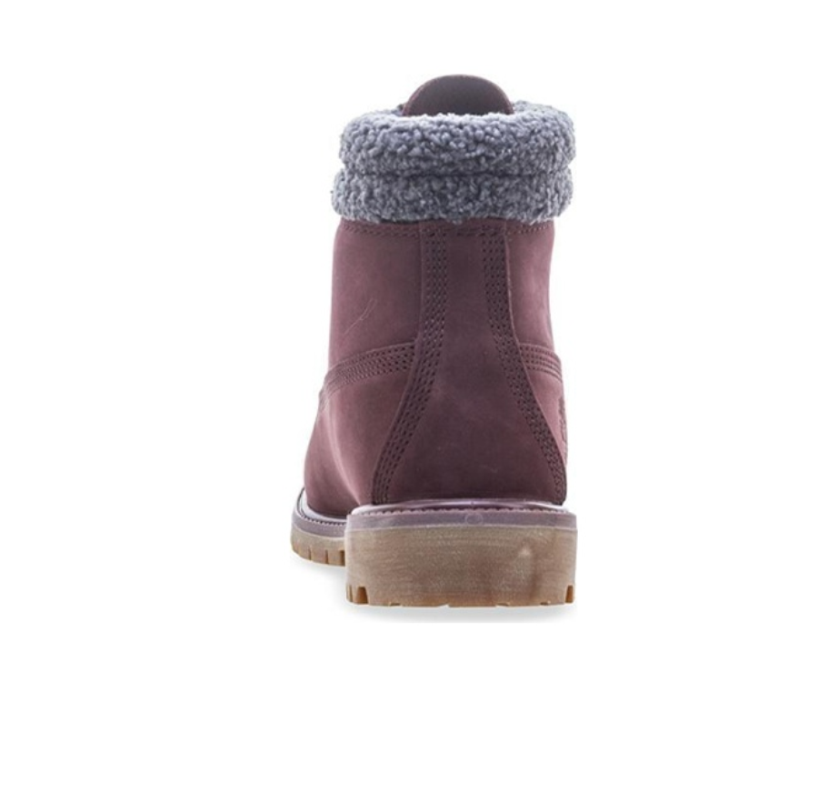 Giày Timberland Premium 6 Inch Waterproof 'Burgundy' Nubuck A1ZK8 - Ảnh 6