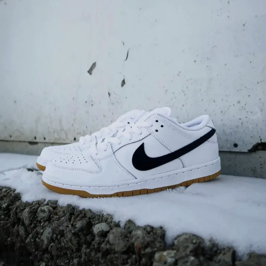 Giày Nike SB Dunk Low Pro 'White Gum' CD2563-101 - Ảnh 5