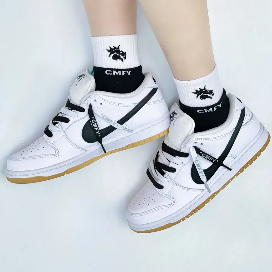 Giày Nike SB Dunk Low Pro 'White Gum' CD2563-101 - Ảnh 7