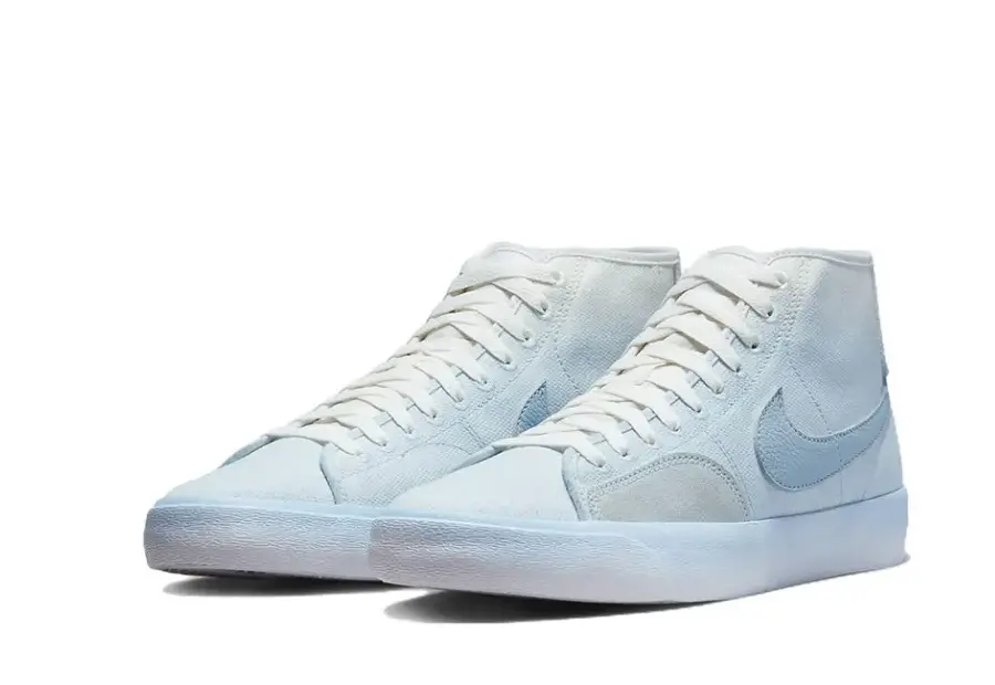 Giày Nike SB Blazer Court Mid PRM 'Blue' DQ5132-444 - Ảnh 3