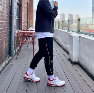 Alternative view of Giày Asics Gel Spotlyte Low 'White Red' 1203A233-100