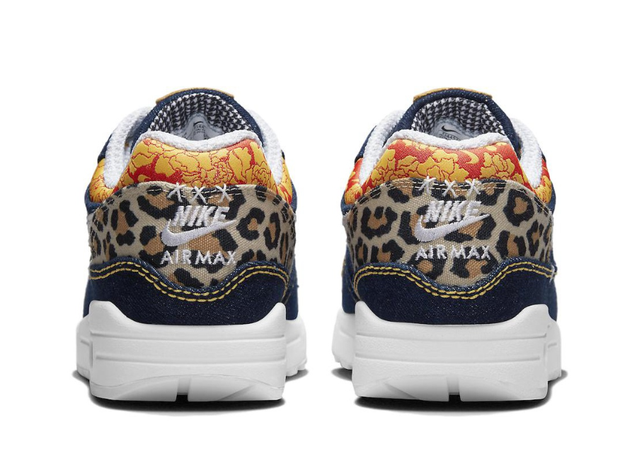 Giày Nike Air Max 1 Premium 'Denim Leopard' FJ4452-432 - Ảnh 4