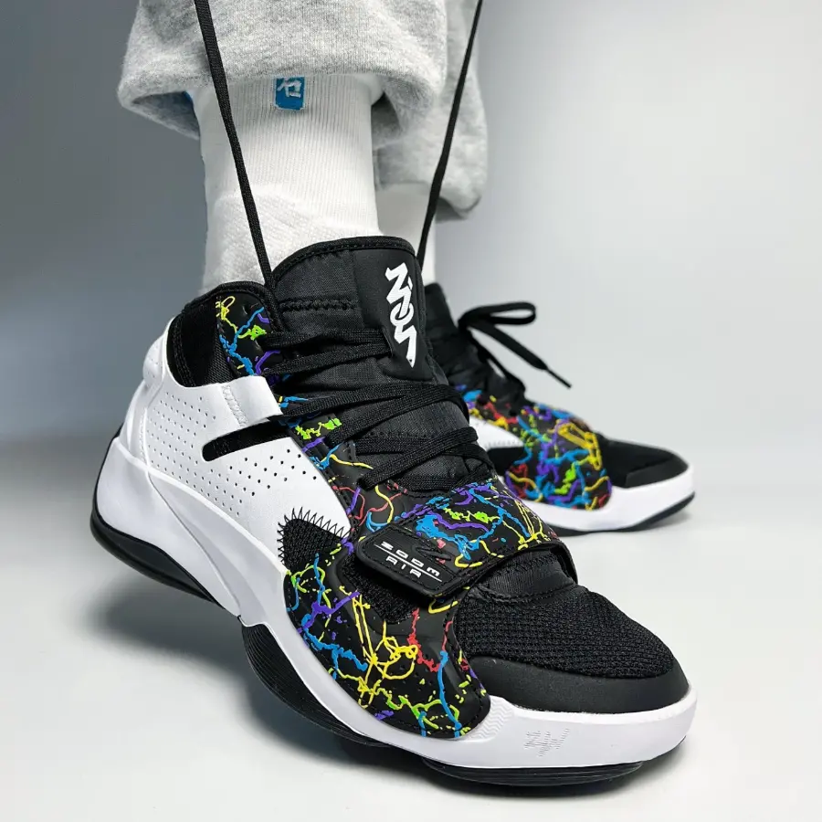 Giày Nike Air Jordan Zion 2 'Black White Multi' DO9068-003 - Ảnh 4