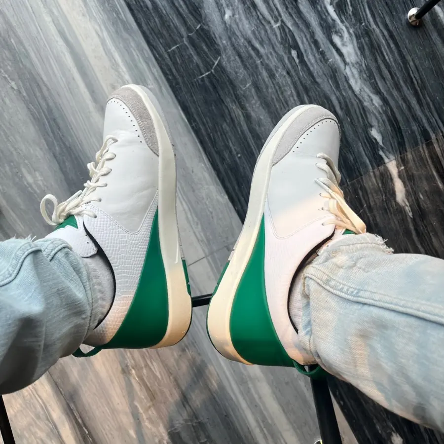 Giày Nike Air Jordan 2 Low x Nina Chanel Abney 'White' DQ0560-160 - Ảnh 3