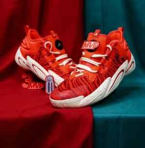 Alternative view of Giày Adidas BYW Select 'Solar Red' IF2165